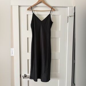 Aritzia Black Silky dress